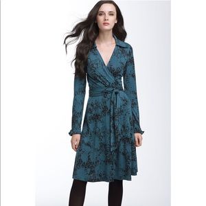 Diane Von Furstenberg DVF Julie Silk Wrap Dress